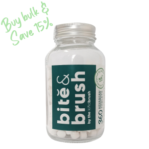 Bite&Brush Hydroxyapatite Toothpaste Tablets